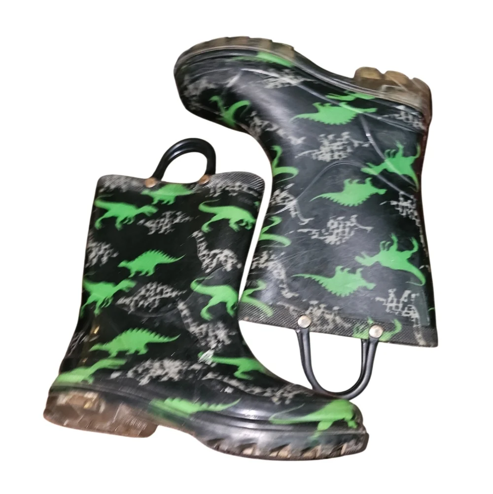 Western Chief Kids Dinosaur Rain Boots